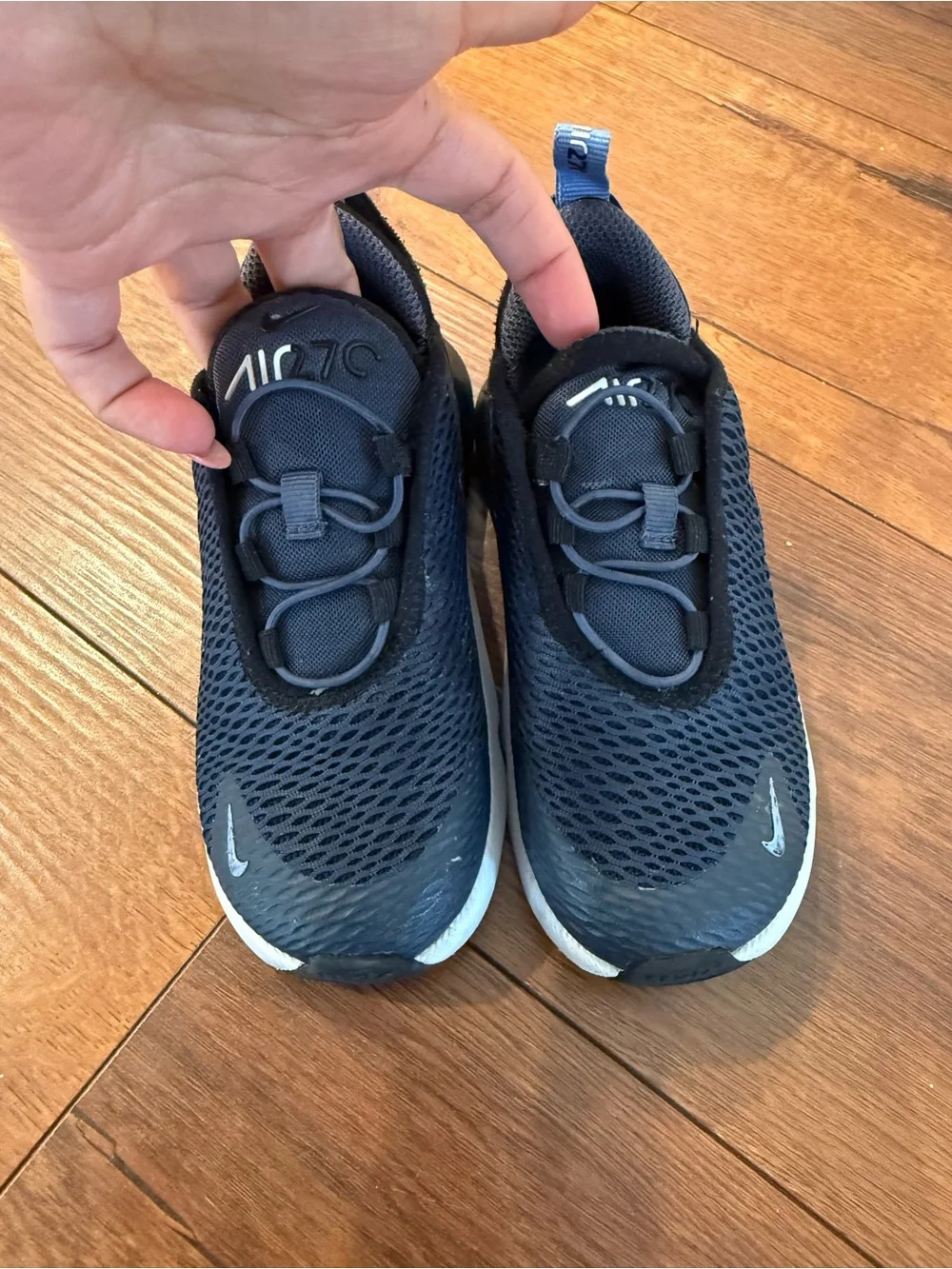 Nike Kids Blue Breathable Slip-On Sneakers